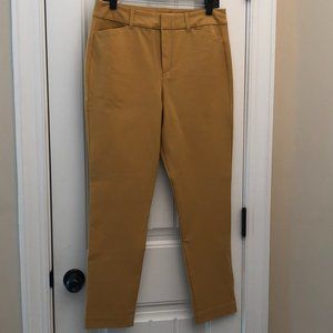 NEARLY NEW OLD NAVY PIXIE HIGH RISE SKINNY ANKLE PANT; SIZE 10 REGULAR